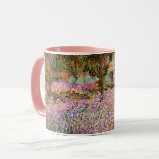 Mug Monet - Iris dans le jardin de Monet (Devant gauche)