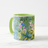 Mug Monet - Irises 3, peinture d'art, (Devant gauche)