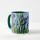 Mug Monet - Irises, célèbre peinture impressionniste (Devant gauche)