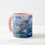 Mug Monet : Lys d'eau 1919<br><div class="desc">Claude Monet célèbre peinture,  Water Lilies,  1919.</div>