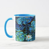 Mug Monet - Lys d'eau bleu, (Gauche)