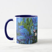 Mug Monet - Lys d'eau, bleu indigo, (Gauche)