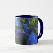 Mug Monet - Lys d'eau, bleu indigo, (Devant droit)