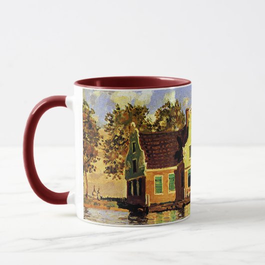Mug Monet - Maisons sur la rivière Zaan à Zaandam, (Gauche)
