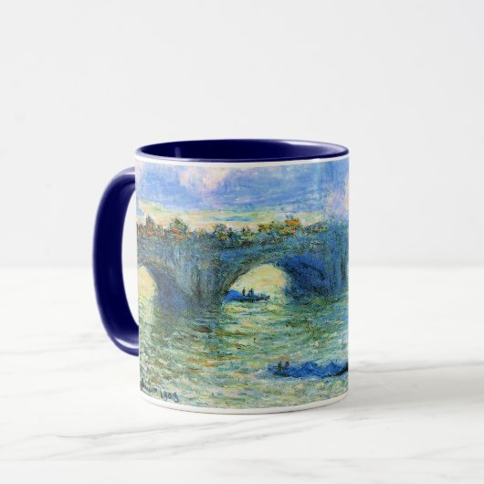Mug Monet - Pont de Waterloo, Londres, (Devant gauche)