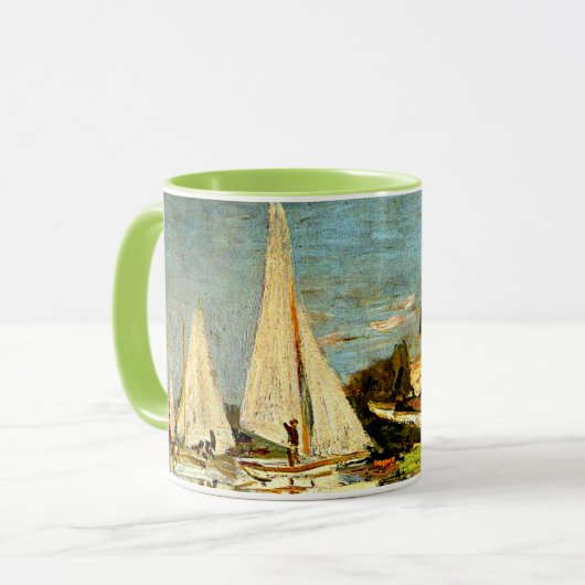 Mug Monet, Regattas à Argenteuil (Devant gauche)