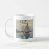 Mug Monet Sailboat Français Impressionnisme Art classi (Gauche)