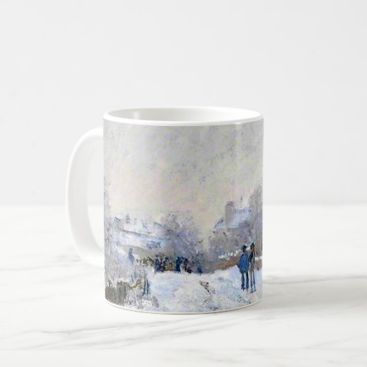 Mug Monet - Scène de neige à Argenteuil (Devant gauche)