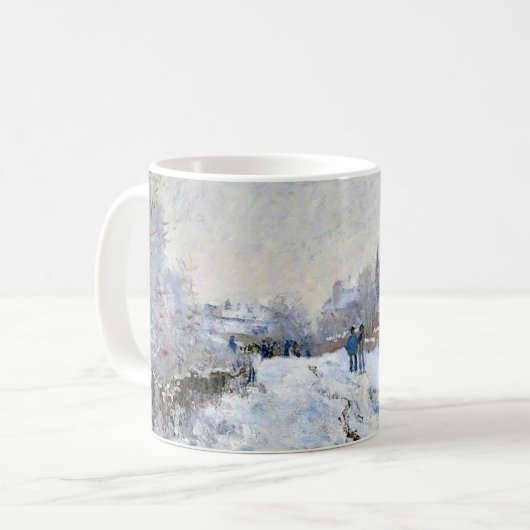 Mug Monet - Snow Scene at Argenteuil (Devant gauche)