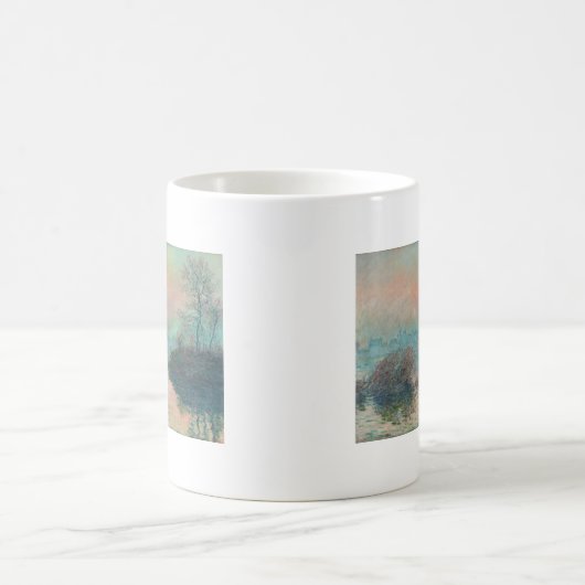 Mug Monet Sunset Seine Beaux-Art Impressionnisme (Centre)