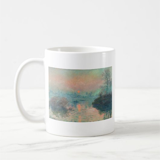 Mug Monet Sunset Seine Beaux-Art Impressionnisme (Gauche)