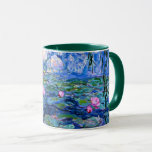 Mug Monet : Water Lilies 1919, célèbre peinture<br><div class="desc">Claude Monet : Water Lilies Red,  1919,  oeuvre d'art impressionniste,  tasse à café.</div>