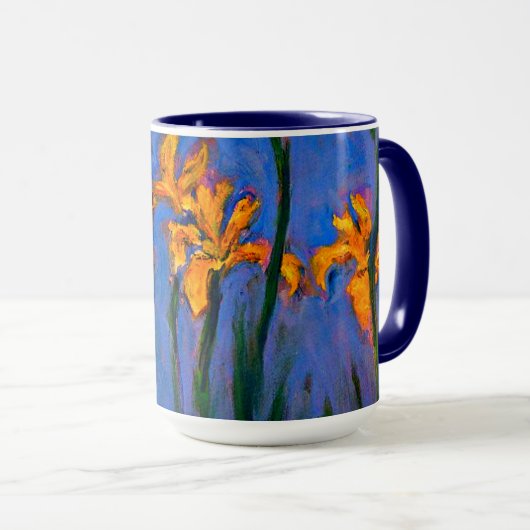 Mug Monet - Yellow Irises (Devant droit)