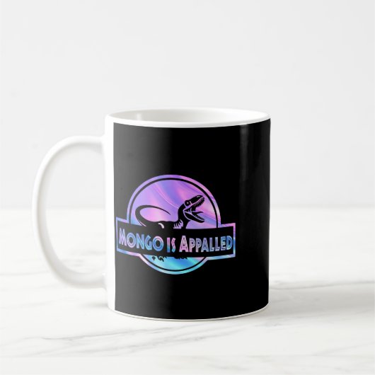 Mug Mongo Est Un Bison Volant Drôle Mème De Dinosaure (Gauche)