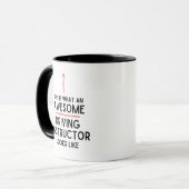Mug Moniteur d'auto-école Conducteur débutant (Devant gauche)