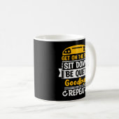 Mug Moniteur d'autobus scolaire Aide-accompagnatrice É (Devant droit)