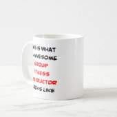 Mug moniteur de fitness de groupe, génial (Devant gauche)