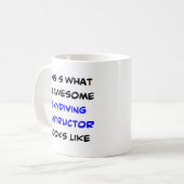 Mug moniteur de parachutisme, génial (Devant gauche)