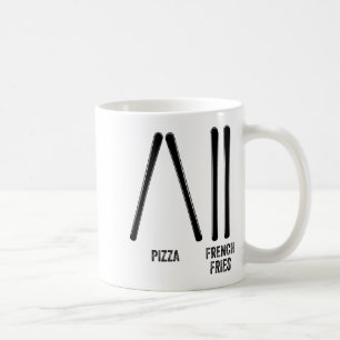 Mug Moniteur de ski pizza & frites comment faire
