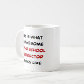 Mug moniteur d'école d'équitation, génial (Devant gauche)