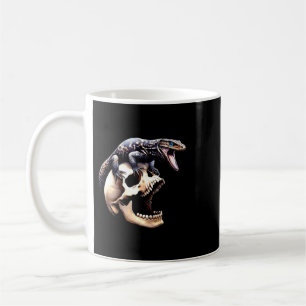 Mug Moniteur Lizard Crâne Pet Lizard Reptile Crâne amo