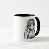 Mug Monkey Astronaut (Devant droit)