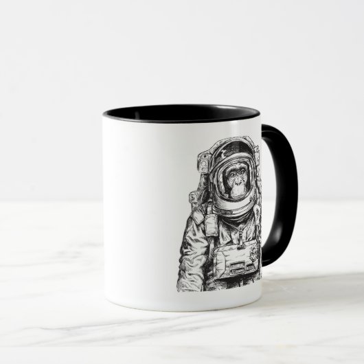 Mug Monkey Astronaut (Devant droit)