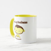 Mug Monkey Business Drôle Cartoon Monkey Design (Devant gauche)