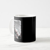 Mug Monkey Chimp Avec Casque Chemise - Edm Dj Music (Devant gauche)