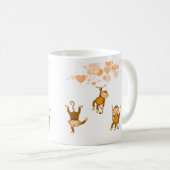 Mug Monkey Happy Koffiemok (Voorkant rechts)