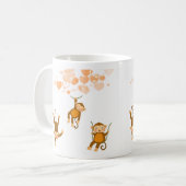 Mug Monkey Happy Koffiemok (Voorkant links)