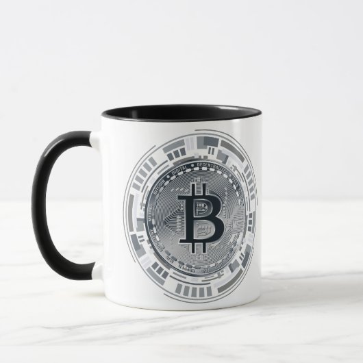 MUG MONNAIE NUMÉRIQUE BITCOIN (Gauche)