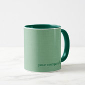 Mug Monnaie verte solide texturée (Devant droit)