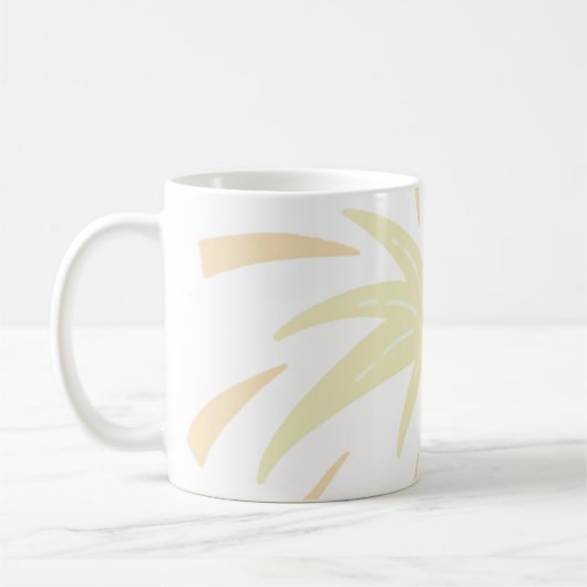 Mug Monochromatic Doodle Burst (Gauche)