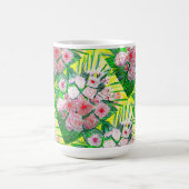 Mug Monochromatique, Roses, Dianthus caryophyllus, Ger (Centre)