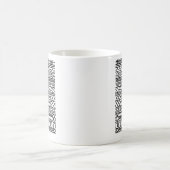 Mug Monochrome Boho Knit Sampler | Tribal Geometric Te (Centre)