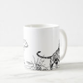  Mug Monochrome Jungle Trio (Devant droit)