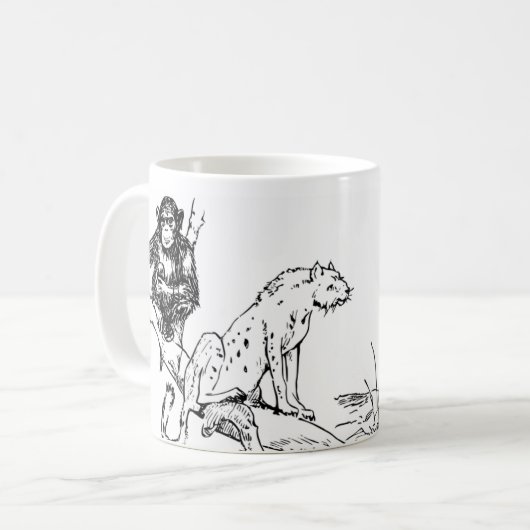 Mug Monochrome Jungle Trio (Devant gauche)