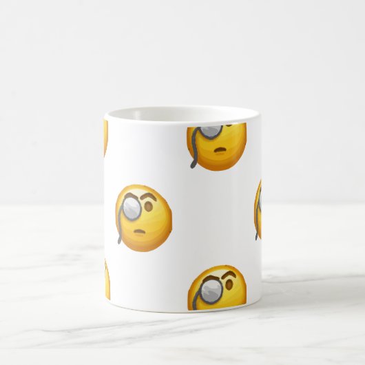 Mug monocle émoji (Centre)