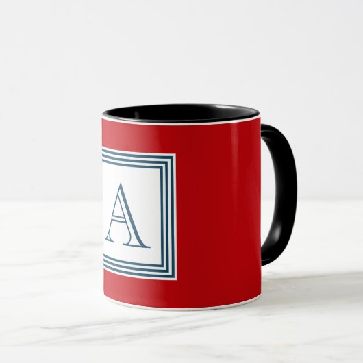 Mug Monogram design (Devant droit)