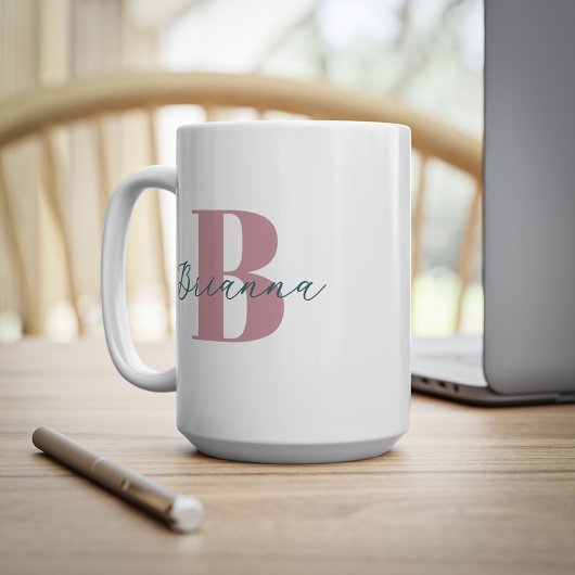 Mug Monogram Initial Name Christian Faith Based