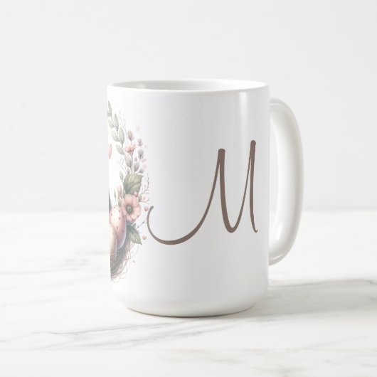 Mug Monogram Mama Bird (Devant droit)