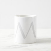 Mug Monogram Modern Simple Minimalist Plain (Centre)