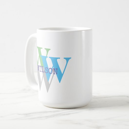 MUG MONOGRAM NOM INTIME (Devant gauche)