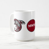 Mug Monogram Orca Killer Whale Design (Devant gauche)