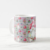 Mug Monogram Père Noël Gnome pour le Motif de Noël Sil (Devant gauche)