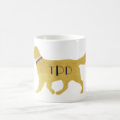 Mug Monogram Preppy Golden Retriever (Centre)