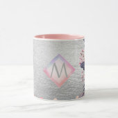 Mug Monogram Silver Navy Rosegold Girly Newlyweds Cade (Centre)