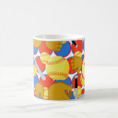 Mug Monogram Softball (Centre)