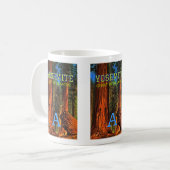 Mug Monogram Yosemite Valley California Giant Redwood (Devant gauche)